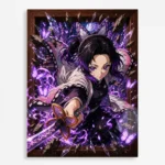 Slayer Shinobu Metal Poster Wall Decor -
  D
