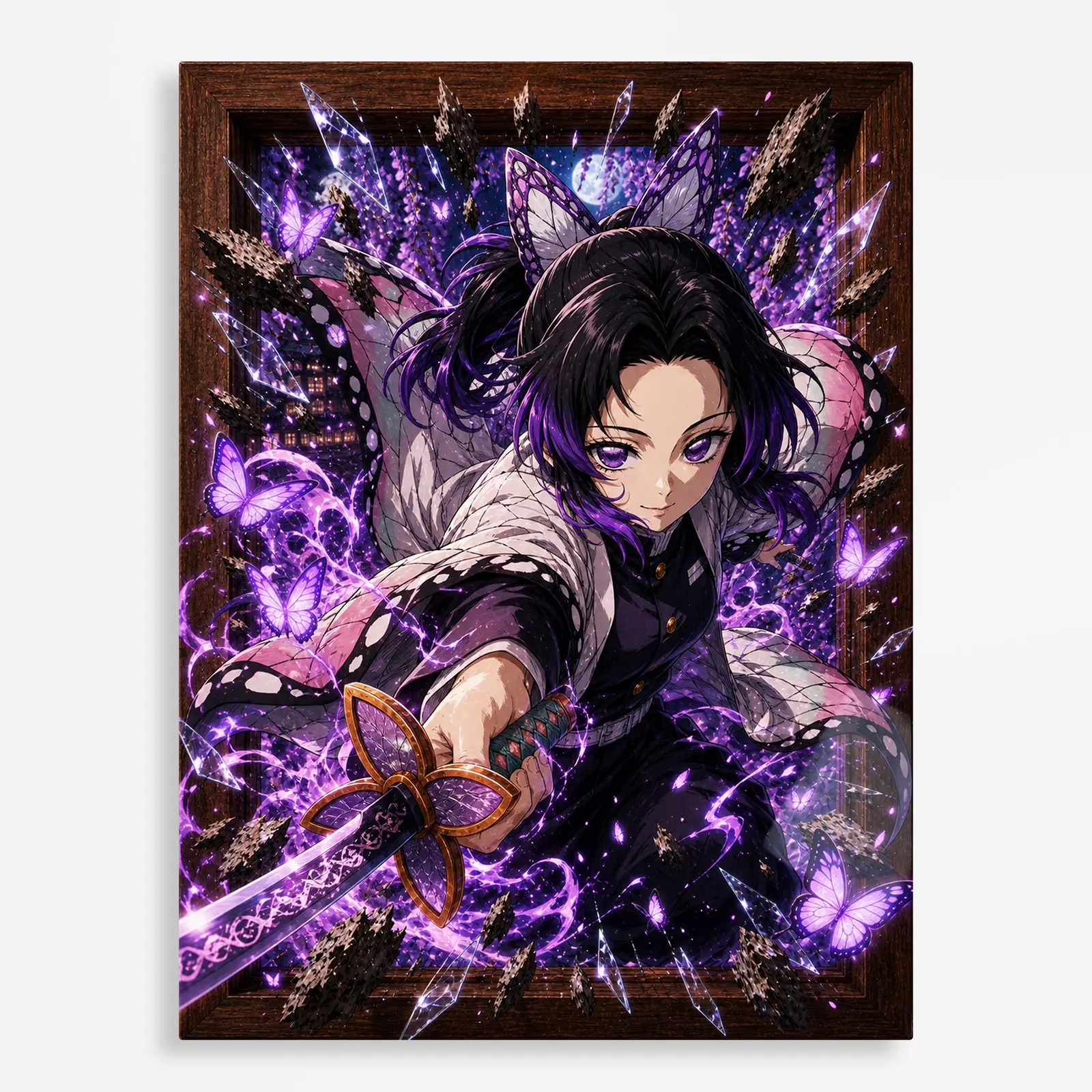 anime metal poster (106) s1 Slayer Shinobu Metal Poster Wall Decor -
D - Image 1