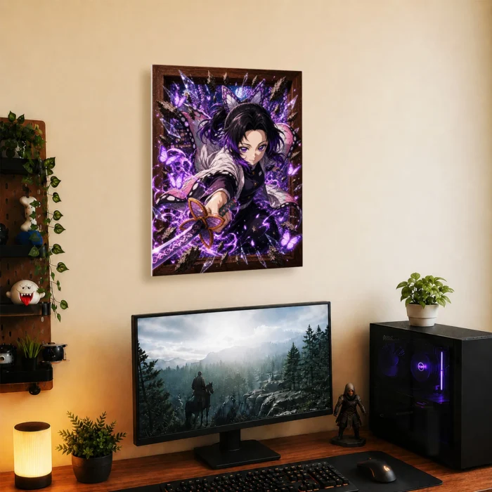 Slayer Shinobu Metal Poster Wall Decor -
  D - Image 4