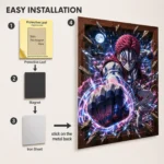 Slayer Akaza Metal Poster Wall Decor - A - Image 2