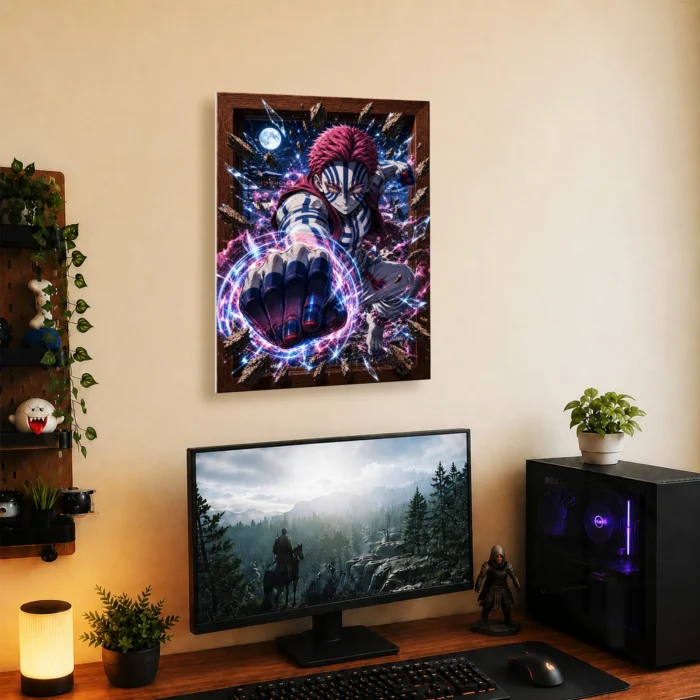 Slayer Akaza Metal Poster Wall Decor - A - Image 4