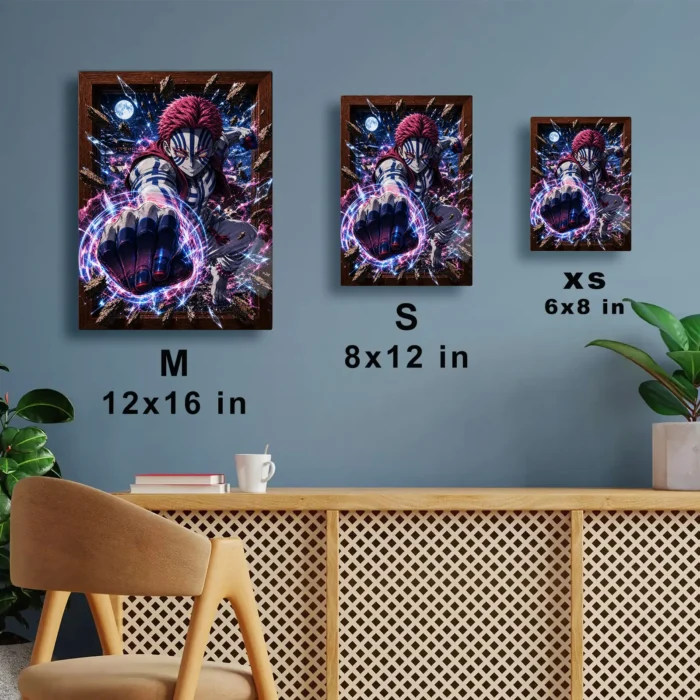 Slayer Akaza Metal Poster Wall Decor - A - Image 6