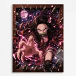 Slayer Nezuko Metal Poster Wall Decor -
  A