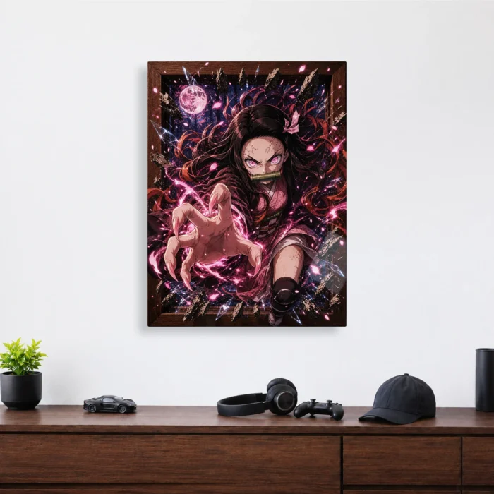 Slayer Nezuko Metal Poster Wall Decor -
  A - Image 3