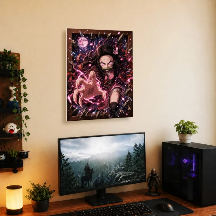 Slayer Nezuko Metal Poster Wall Decor -
  A - Image 4