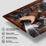 AOT Mikasa Ackerman Metal Poster Wall
  Decor - Image 5