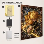 Slayer Zenitsu Metal Poster Wall Decor -
  B - Image 2