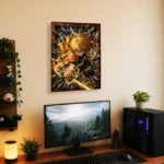 Slayer Zenitsu Metal Poster Wall Decor -
  B - Image 4