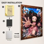 Slayer Nezuko Metal Poster Wall Decor -
  B - Image 2