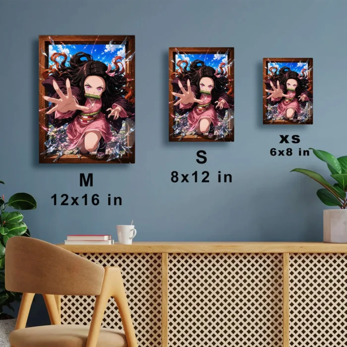 Slayer Nezuko Metal Poster Wall Decor -
  B - Image 6