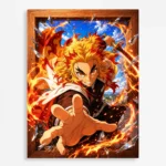 Slayer Rengoku Metal Poster Wall Decor -
  C