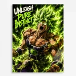 DB Broly Metal Poster Wall Decor