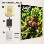 DB Broly Metal Poster Wall Decor - Image 2
