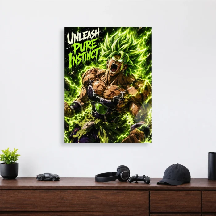 DB Broly Metal Poster Wall Decor - Image 3