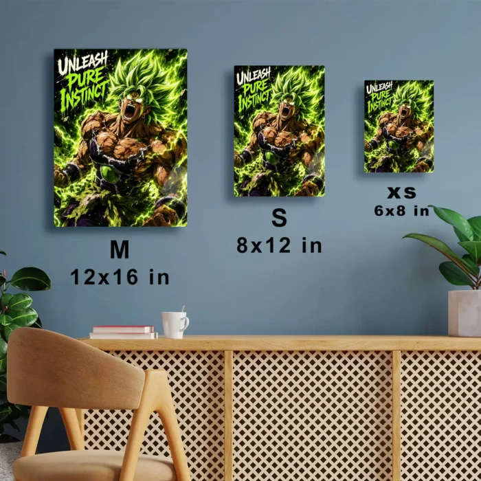 DB Broly Metal Poster Wall Decor - Image 6