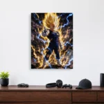 DB Vegeta Metal Poster Wall Decor - Image 3
