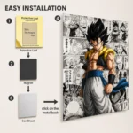 DB Vegeta Metal Poster Wall Decor - A - Image 2