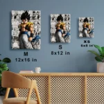 DB Vegeta Metal Poster Wall Decor - A - Image 6