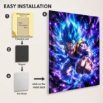 DB Vegeta Metal Poster Wall Decor - B - Image 2