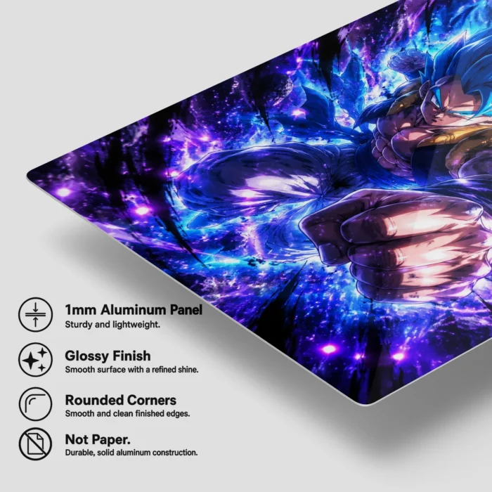 DB Vegeta Metal Poster Wall Decor - B - Image 5