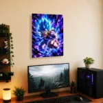 DB Vegeta Metal Poster Wall Decor - B - Image 4