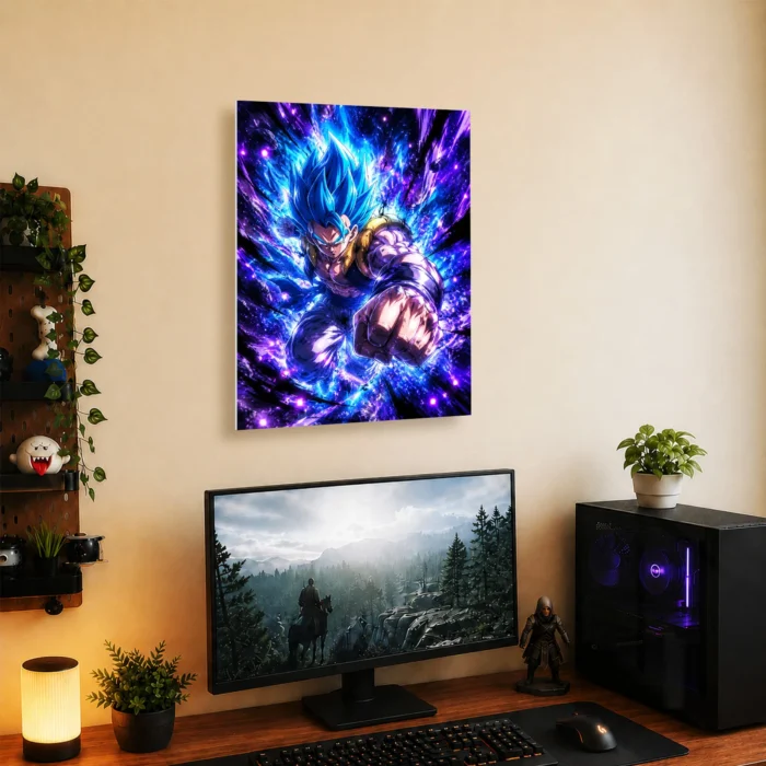DB Vegeta Metal Poster Wall Decor - B - Image 4