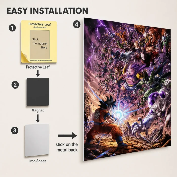 DB Metal Poster Wall Decor - A - Image 2