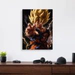 DB Goku Metal Poster Wall Decor - Image 3