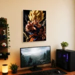 DB Goku Metal Poster Wall Decor - Image 4