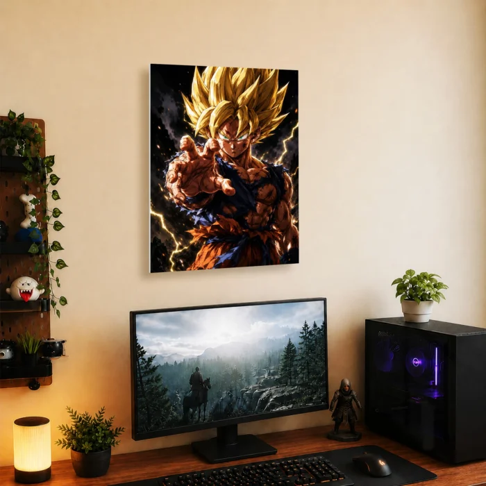 DB Goku Metal Poster Wall Decor - Image 4