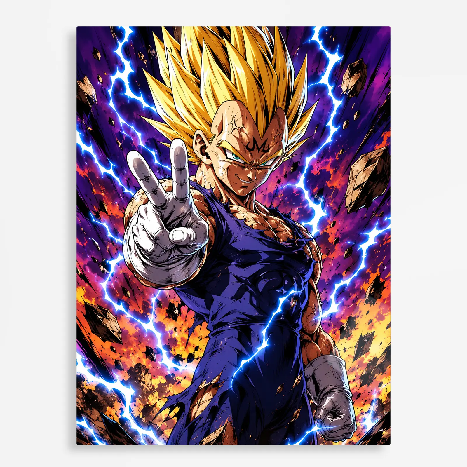 anime metal poster (124) s1 DB Shenron Metal Poster Wall Decor - B - Image 1