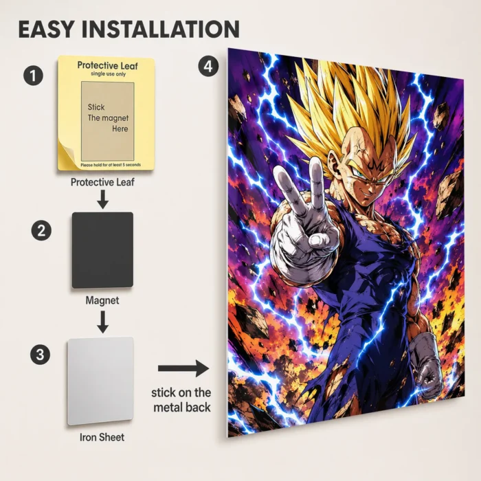 DB Shenron Metal Poster Wall Decor - B - Image 2
