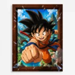 DB Goku Metal Poster Wall Decor - A