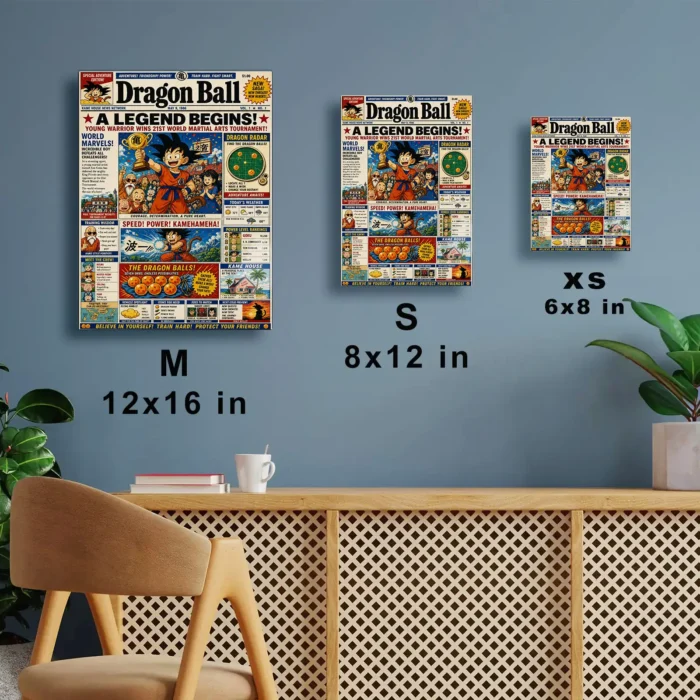 DB Newspaper Metal Poster Wall Decor - Image 6