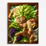 DB Broly Metal Poster Wall Decor - A