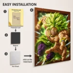 DB Broly Metal Poster Wall Decor - A - Image 2