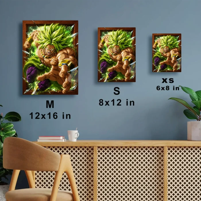 DB Broly Metal Poster Wall Decor - A - Image 6