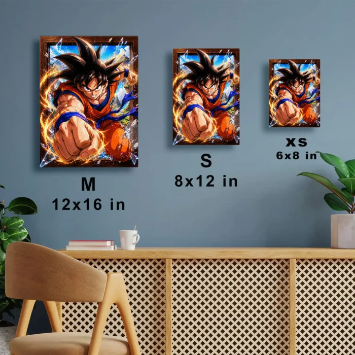 DB Goku Metal Poster Wall Decor - B - Image 6