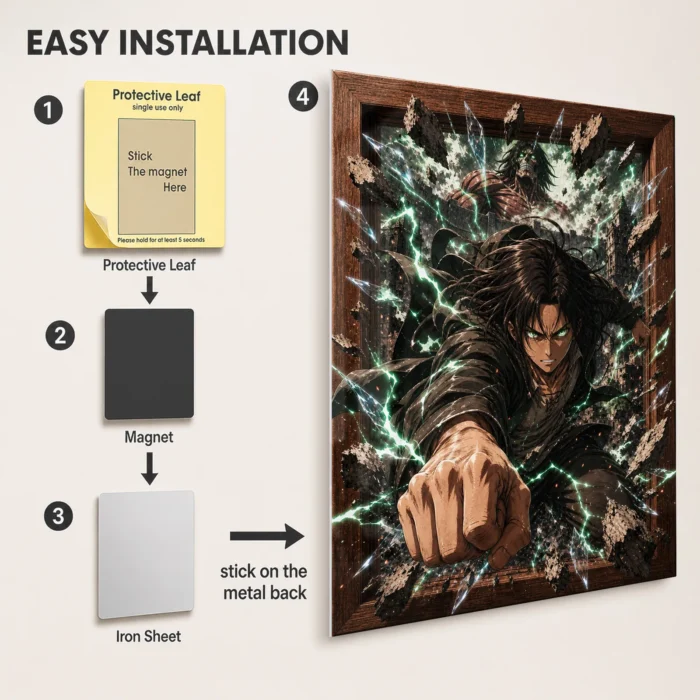 AOT Metal Poster Wall Decor - C - Image 2