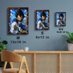 DB Vegeta Metal Poster Wall Decor - C - Image 6