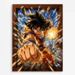 DB Goku Metal Poster Wall Decor - C