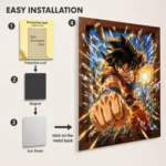 DB Goku Metal Poster Wall Decor - C - Image 2