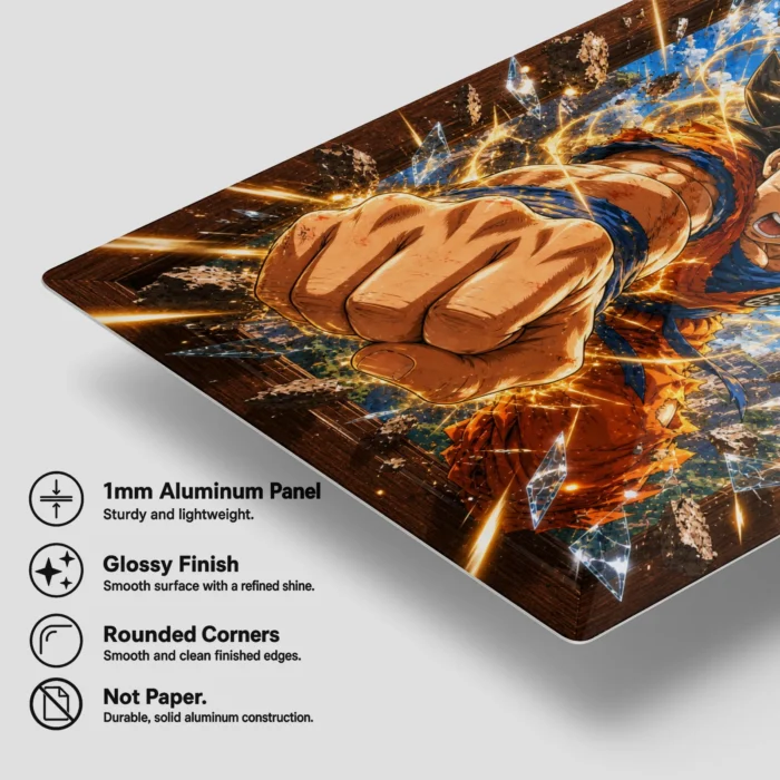 DB Goku Metal Poster Wall Decor - C - Image 5