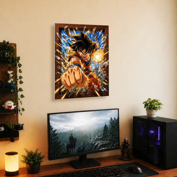 DB Goku Metal Poster Wall Decor - C - Image 4