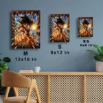 DB Goku Metal Poster Wall Decor - C - Image 6