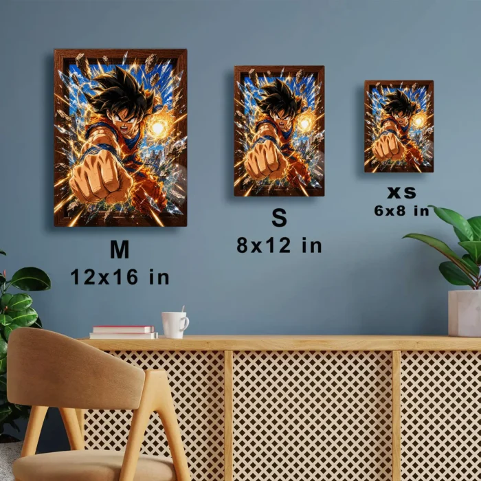 DB Goku Metal Poster Wall Decor - C - Image 6