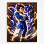 DB Vegeta Metal Poster Wall Decor - D