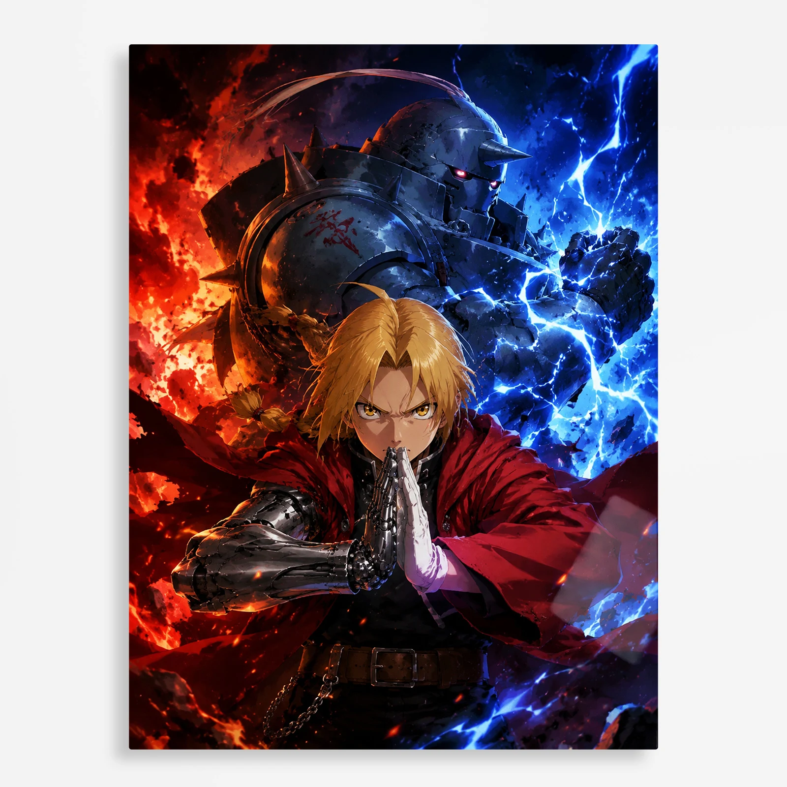 anime metal poster (133) s1 FMA Metal Poster Wall Decor - Image 1