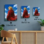 FMA Edward Elric Metal Poster Wall Decor - Image 6