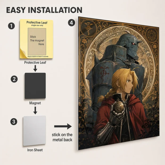 FMA Metal Poster Wall Decor - A - Image 2